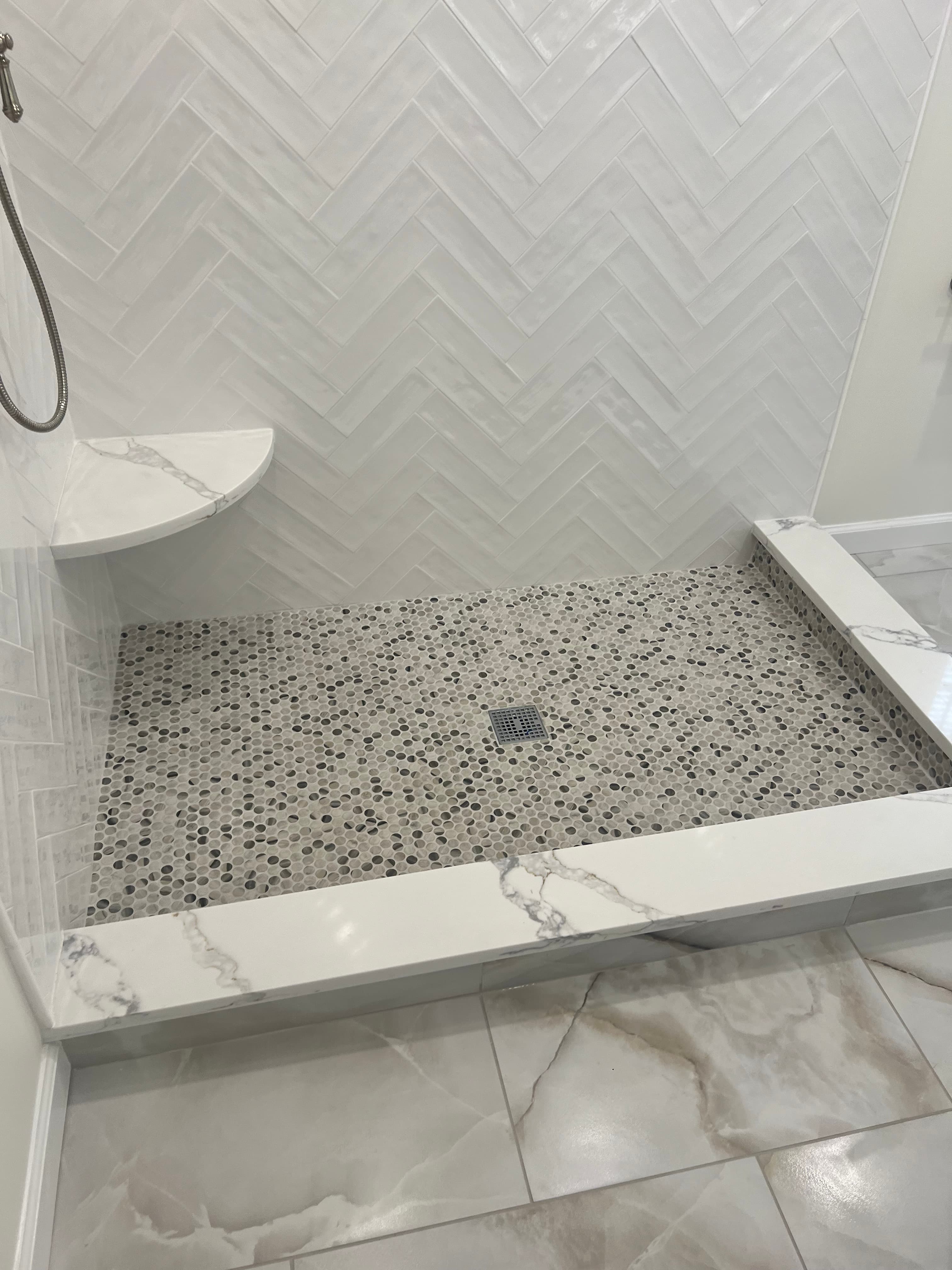 Bathroom remodel detail