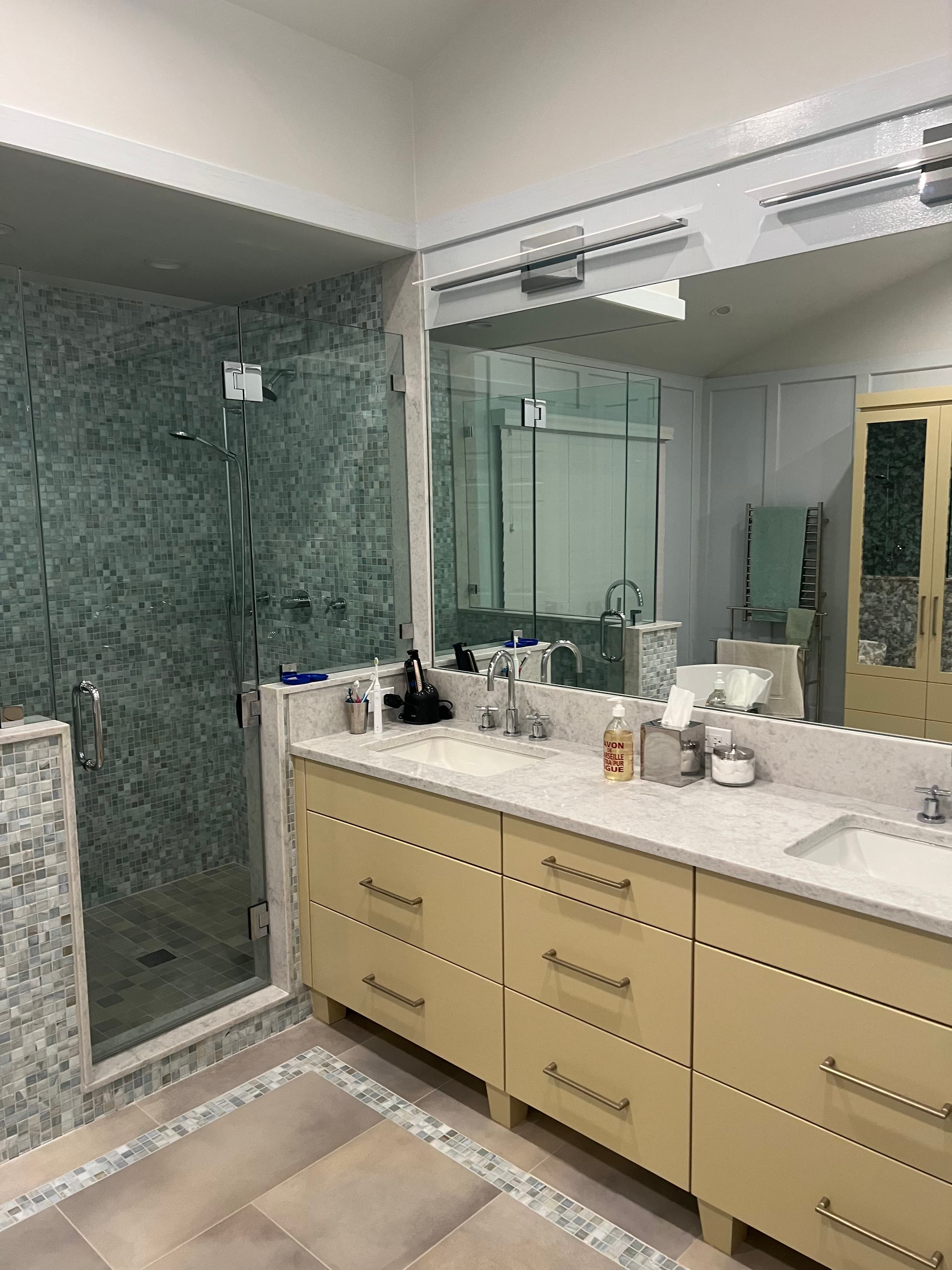 Bathroom design and tile