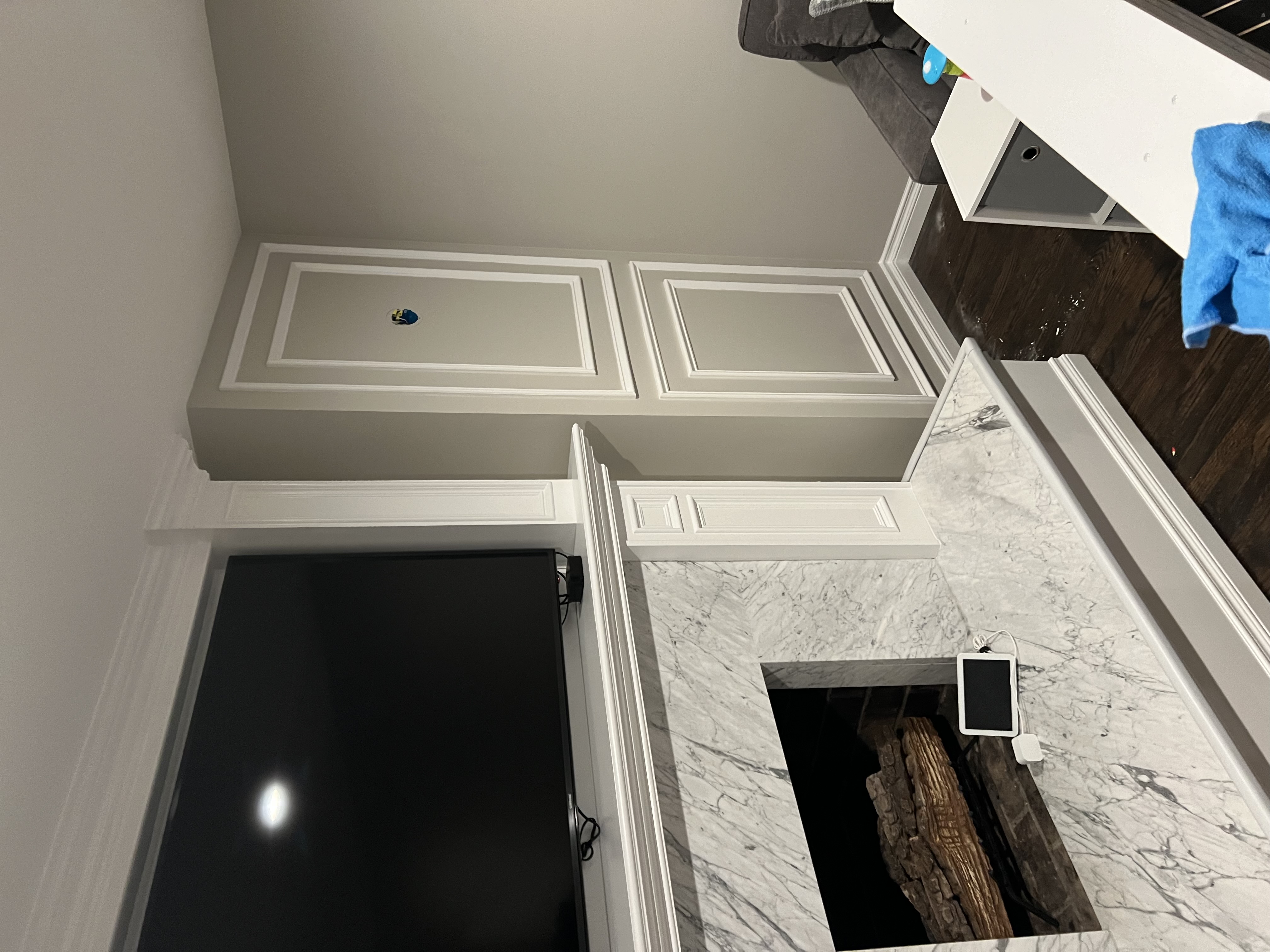 Holmdel Open Concept Kitchen & Living - Before