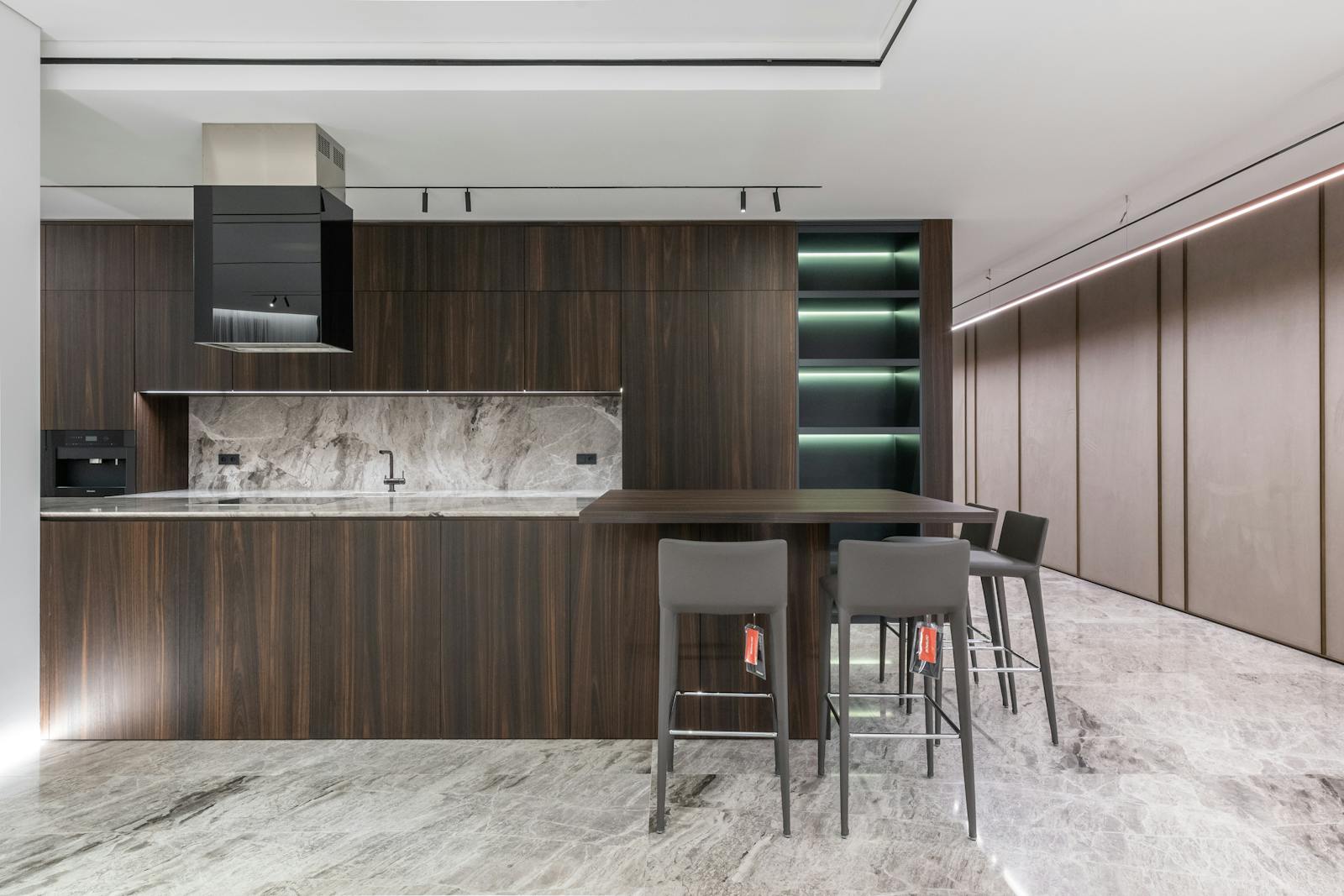 A bright kitchen dining area — the kind of corner or window spot a built-in banquette transforms into cozy, space-saving seating